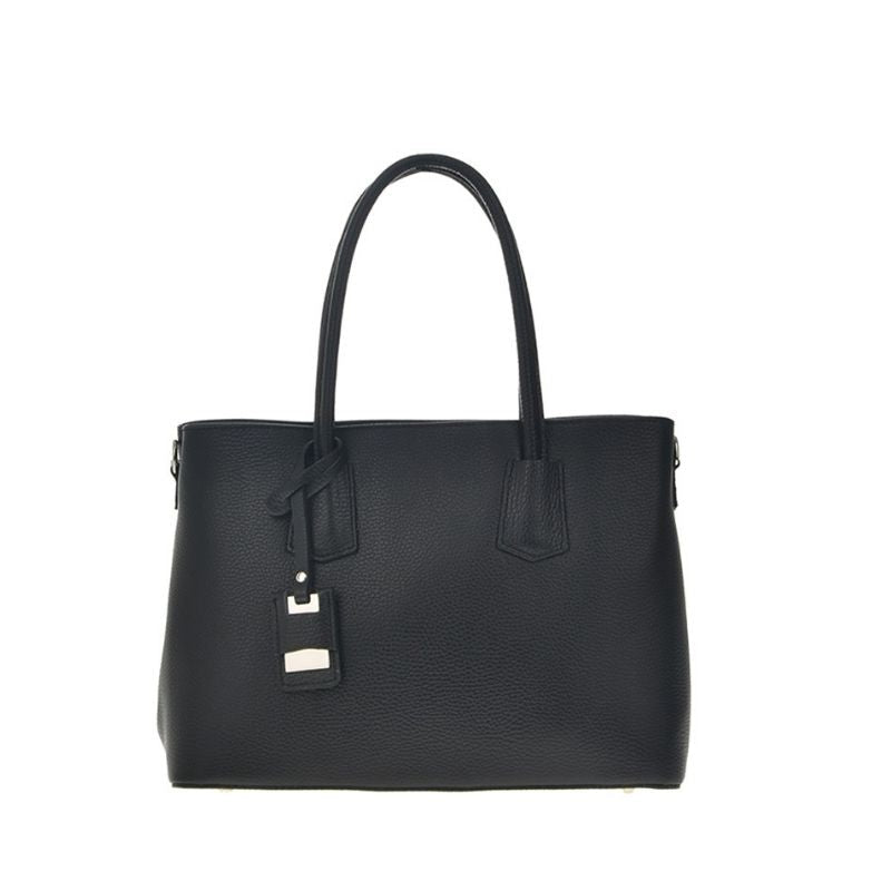 Close-up of Giulia Black, a minimalist professional handbag for women from Numabagstore