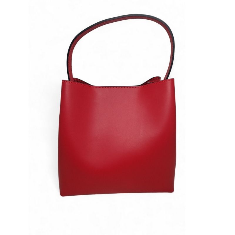 Beatrice Red - Classic Handbag for Women with Red Interior