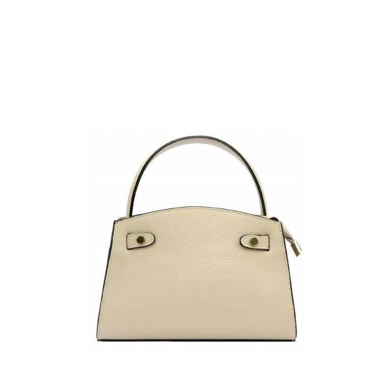 Bella Cream - Luxury Leather Shoulder Bag