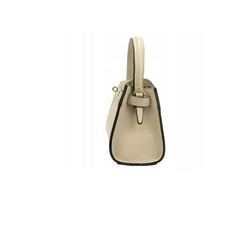 Bella Cream: Italian Handmade Designer Leather Handbag | Numabagstore