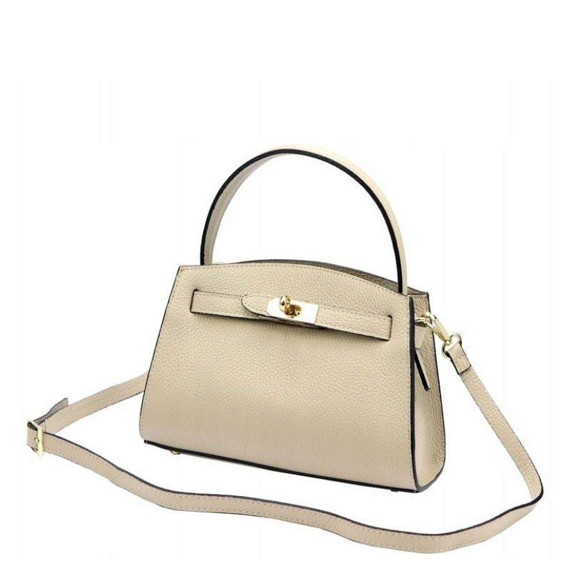 Bella Cream - Versatile Tote Leather Bag