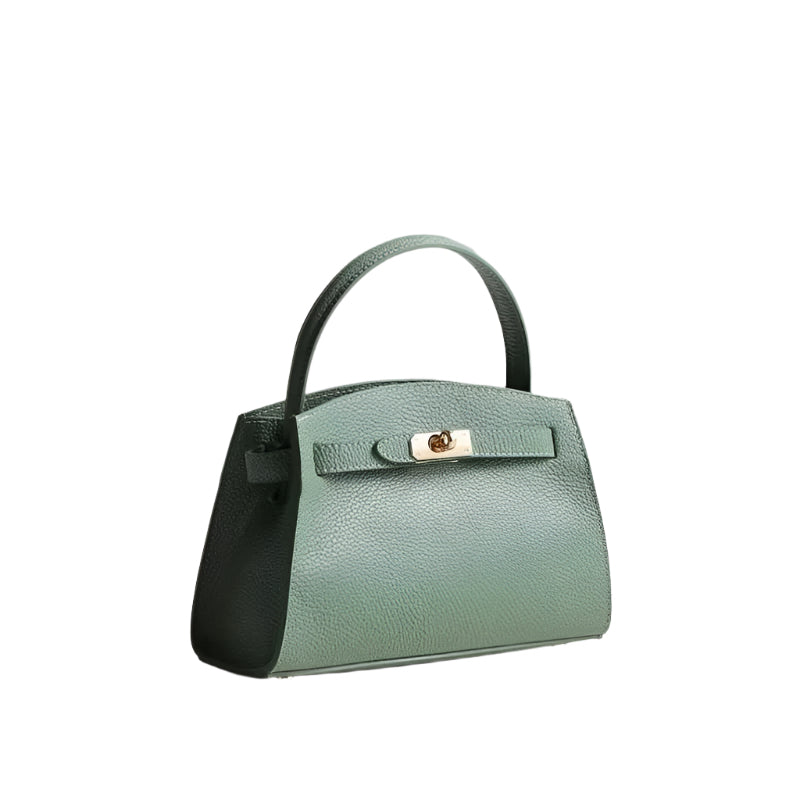 Bella Green Emerald Crossbody: Luxury Italian Handmade Leather Handbag | Numabagstore