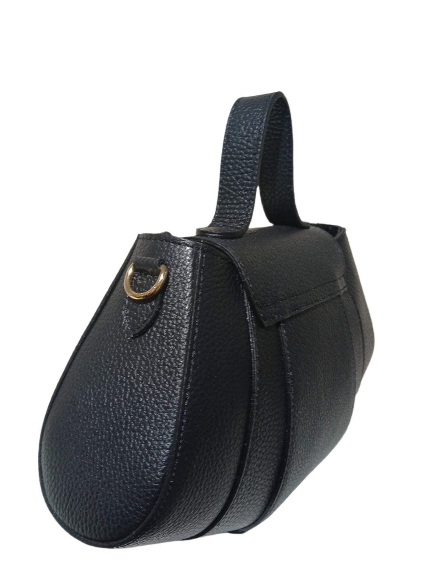 Close-up view of Sofia Black's premium Italian leather texture