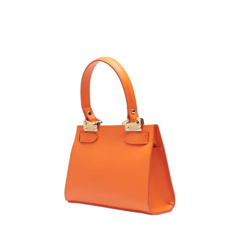 Georgia Orange Mini Tote Bag - Classic Luxury from Numabagstore