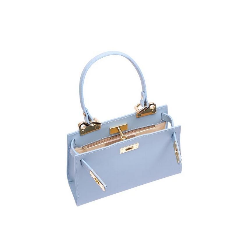 Georgia Light Blue Bag - Classic Luxury Mini Tote by Numabagstore