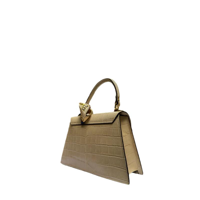 Alessia Italian Leather Structured Handbag - Chic Everyday Purse | Numabagstore