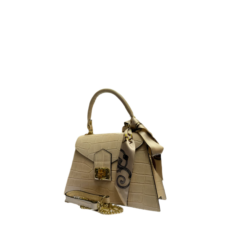 Alessia Italian Leather Structured Handbag - Chic Everyday Purse | Numabagstore