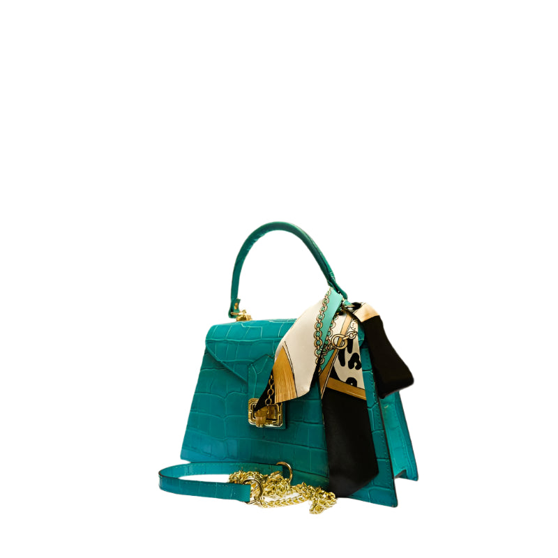 Alessia Spring Chic Leather Handbag - Luxury Mini Crossbody Purse | Numabagstore