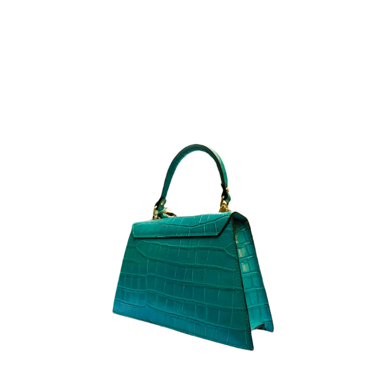 Alessia Spring Chic Leather Handbag - Luxury Mini Crossbody Purse | Numabagstore