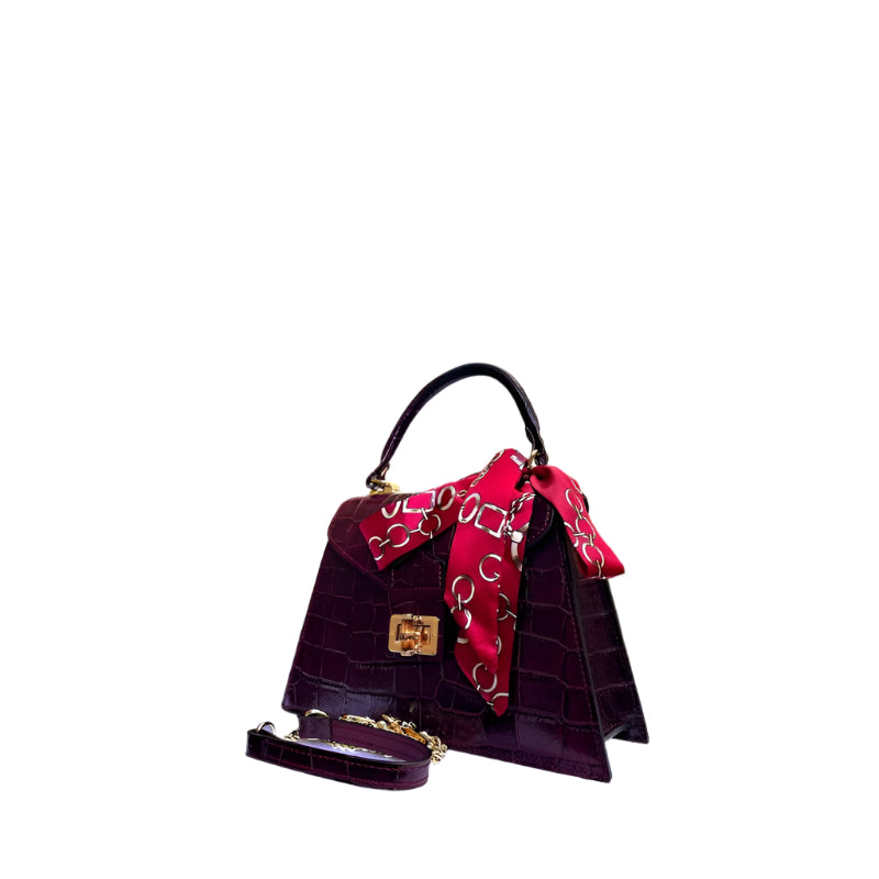 Alessia Italian Leather Structured Handbag - Chic Everyday Purse | Numabagstore