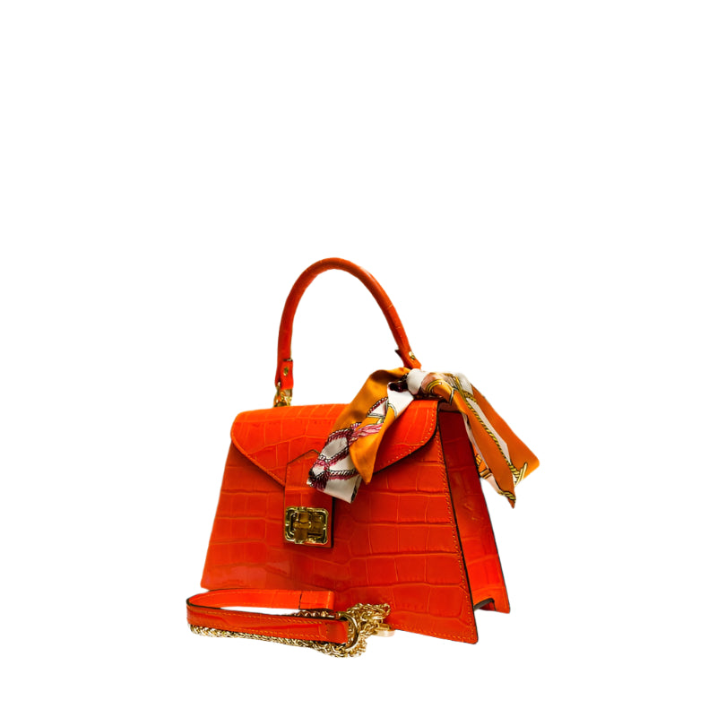 Alessia Red - Chic Leather Crossbody Bag | Numabagstore