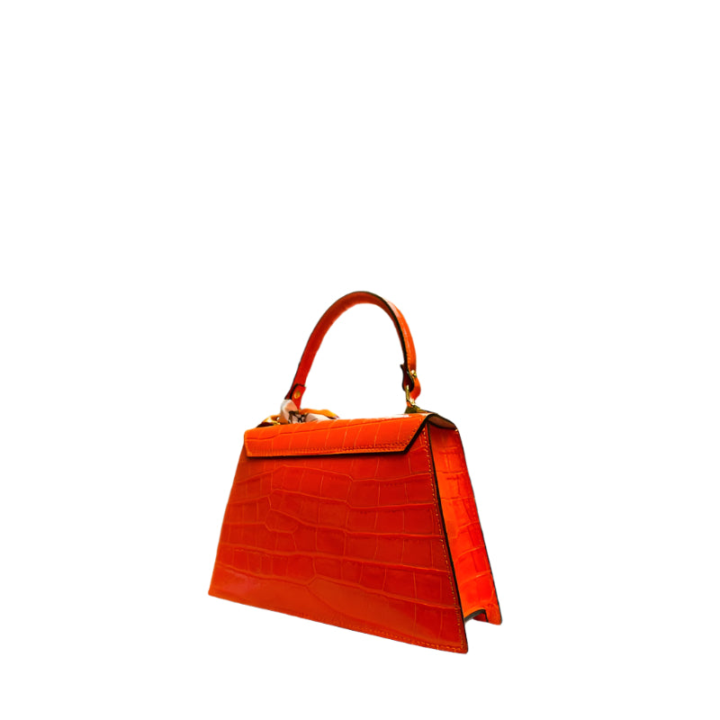 Alessia Red - Chic Leather Crossbody Bag | Numabagstore