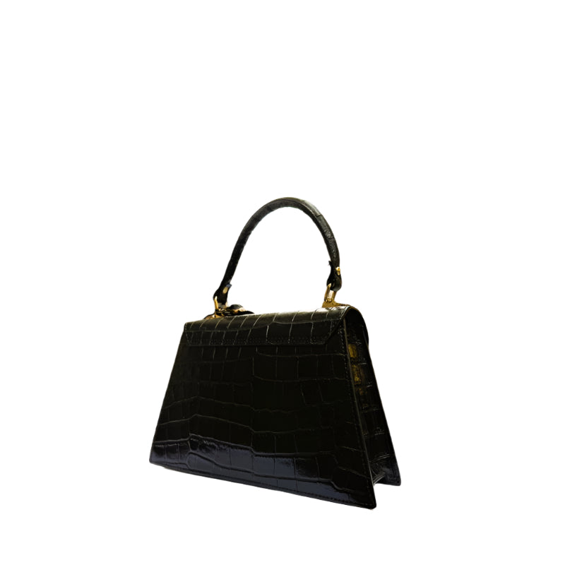 Alessia Italian Leather Structured Handbag - Chic Everyday Purse | Numabagstore