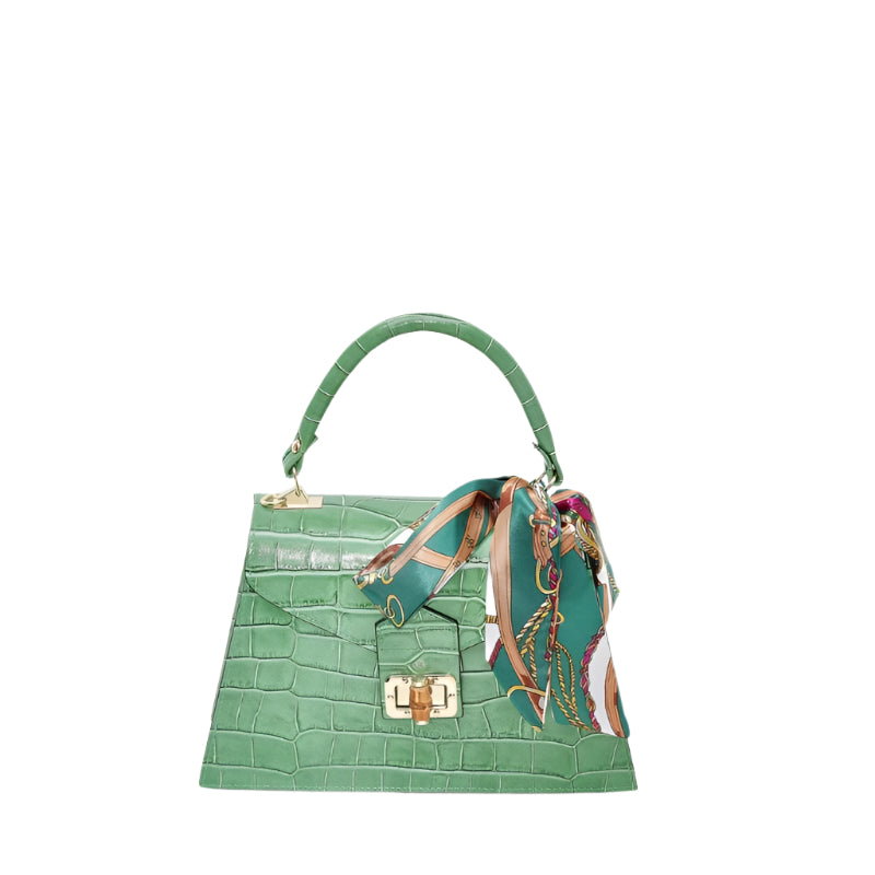 Alessia Green Emerald - Chic Everyday Leather Purse | Numabagstore