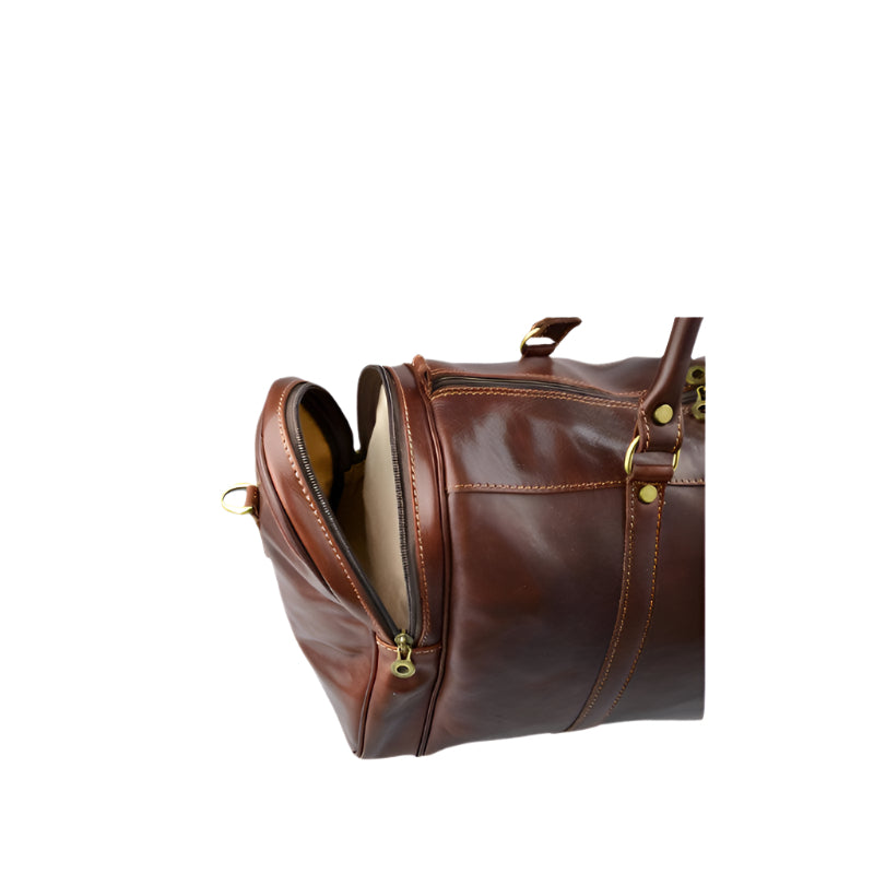 Tomaso Premium Leather Duffle | Numabagstore's Best Carry-On Travel Bag