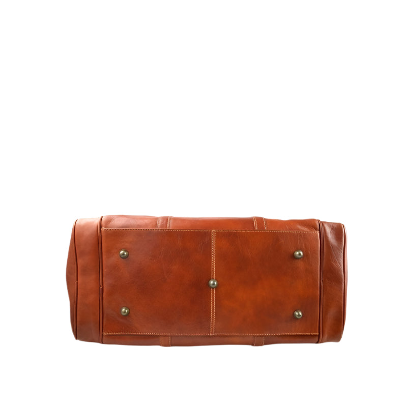 Tomaso Premium Leather Duffle | Numabagstore's Best Carry-On Travel Bag
