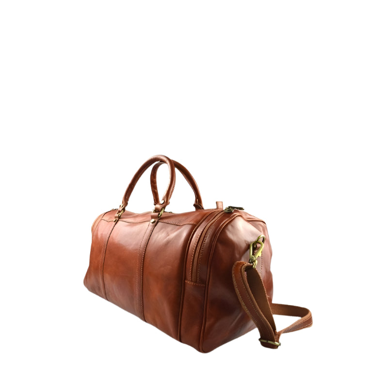 Tomaso Premium Leather Duffle | Numabagstore's Best Carry-On Travel Bag