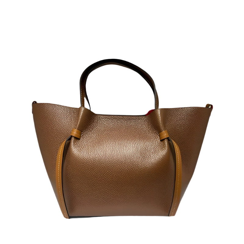 Numabagstore's Olivia Brown tote, a classic addition to any minimalist fashion wardrobe
