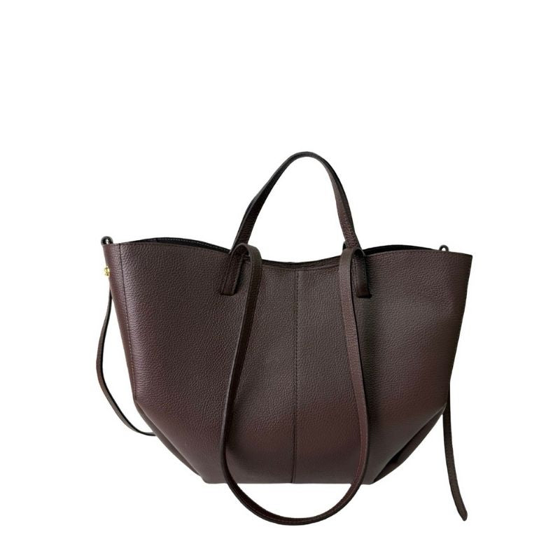 Numabagstore's Dark Brown Stefania Purse, perfect everyday leather accessory