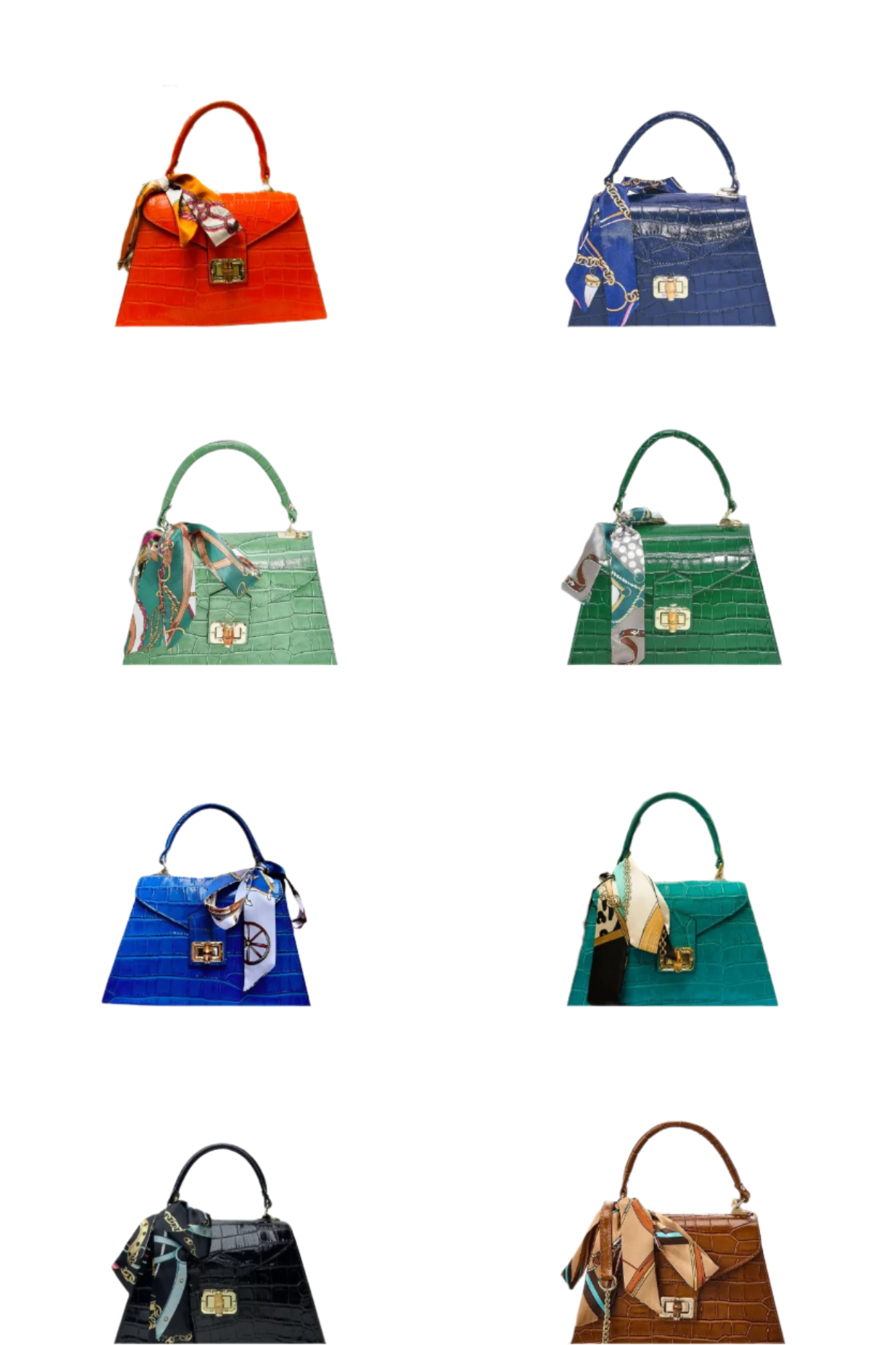 Alessia Italian Leather Structured Handbag - Chic Everyday Purse | Numabagstore