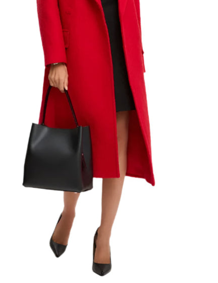 Beatrice Red - Comfortable Leather Shoulder Bag from Numabagstore