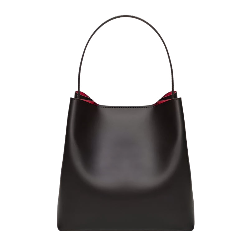 Beatrice Black High-Quality Italian Leather Tote